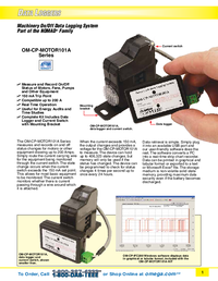 Thumbnail of document Data Sheet - OM-CP-MOTOR101A Machinery On/Off Data Logging System